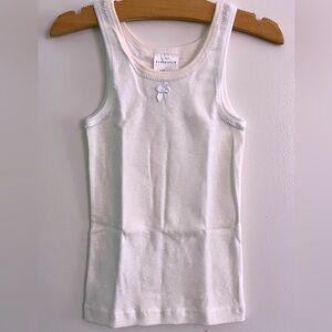 New Girl Undershirt SCHIESSER Without Tag Size 4-5 years old white color